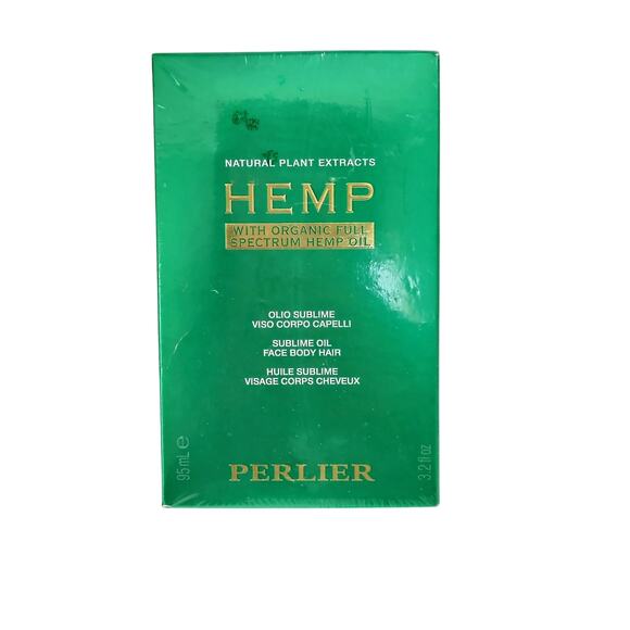 Perlier Organic Hemp Sublime Face Body Hair Oil 3.2 fl oz/95ml NEW Made in Italy - Picture 1 of 4